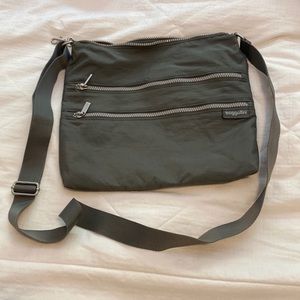 Grey crossbody purse